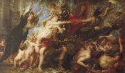 Peter Paul Rubens The moral of the outbreak of war oil painting reproduction